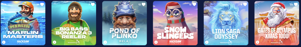 Jeux disponibles au Casino Celsius